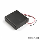 3 pcs UM-3 / AA size Battery Holder (Side by side) (Wired) (W. Switch) (Covered)