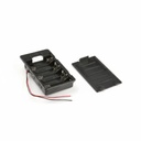 3 pezzi Supporto per batteria UM-3 / AA (fianco a fianco) (cablato) (con interruttore) (coperto)