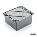 [SF-231-0-0-D-0] SF-231 IP-67 Montaj Ayaklı Contalı Kutu+