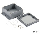 SF-231 IP-67 Plastic Heavy Duty Enclosure w Mounting Foot  Sealed Box 