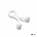 [TK-040-0-0-B-0] Cable Fixing Clip (White, 4-6.5 mm)