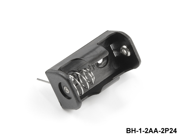[BH-1/2AA-2P] 1 pz. Supporto per batteria da 1/2 AA (perno di montaggio PCB)