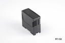 RT-132 DIN Rail Enclosure Smoked Panel