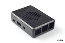 Carcasa para Raspberry Pi 2 Pi-314 (negra)