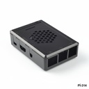 Custodia per Raspberry Pi 2 Pi-314 (Nero)