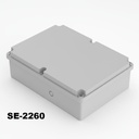 [SE-2260-0-0-G-0] Caja de plástico de alta resistencia IP-67 SE-2260 ( Gris claro , Cerrada sin agujero )