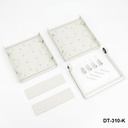 DT-310 Plastic Desktop Enclosure With Carry Handle Pieces 