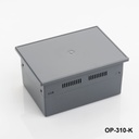 Op-310 Operator Panel Enclosure Dark Gray Closed Screen Opening