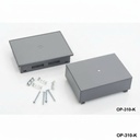 OP-310  Operator Panel Enclosure  Dark Gray / Closed Screen Opening