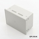 Op-310 kezelőpanel burkolat Világosszürke / zárt képernyőnyílás