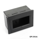 Op-310  Operator  Panel  Enclosure Black 