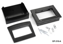 Op-310  Operator Panel Enclosure Black / Curved Window