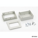 Caja para panel de operador Op-310 Piezas gris claro