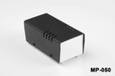 [mp-050-0-0-m-0] mp-050 Metal Project Enclosure (White Base, Black Top Cover )