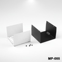[mp-085-0-0-m-0] MP-085 Metalowa obudowa projektowa (biała podstawa, czarna górna pokrywa)