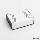 [mp-120-0-0-m-0] MP-120 Metal Project Enclosure (biała podstawa, czarna górna pokrywa)++
