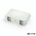 [mc-1118-0-0-g-0] MC-1118 IP-67 Mini-Gehäuse (Hellgrau, PC)