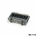 [mc-1118-0-0-t-0] MC-1118 IP-67 Mini Case (Transparent, PC)
