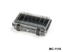 [mc-1118-0-0-t-0] MC-1118 IP-67 Mini-behuizing (Transparant, PC)