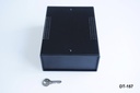 DT-157 Caixa de proteção de secretária kutu (preto, 200 mm)