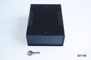 DT-157 Desktop Enclosure kutu (black, 200 mm)