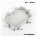  TB-1712 IP-67 Enclosure with Moulded-on Cable Gland Model 1