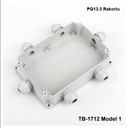 TB-1712 IP-67 Rakorlu IP-67 Bağlantı Kutusu Model 1