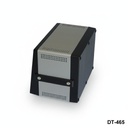 [dt-465-0-0-s-0] dt-465 eğimli masa tipi laboratuvar kutusu (siyah-naturel, havalandırmalı)+