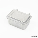 [se-538-0-0-a-0] 150x100x75mm ip67 alüminyum kutu+