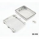 [se-550-0-0-a-0] 200x150x50mm ip67 alüminyum kutu+
