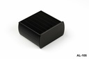 AL-105 Aluminium Enclosure Black 