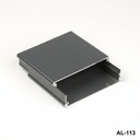 AL-113 Obudowa z profilu aluminiowego, ciemnoszara