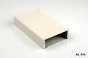 Al-114 Aluminum Profile Enclosure (white)