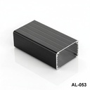 AL-053 Contenitore con profilo in alluminio (nero)