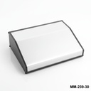 MM-239 Sloped Metal Console ( Black )