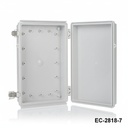 EC-2818 IP-67 プラスチック製エンクロージャ