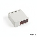 PT-100-B Caja para panel Din gris claro