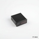 PT-100-B Caixa para painel din Preto