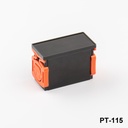 PT-115-01 Panel Mounting Enclosure Black 