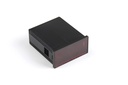 PT-120-01 Caja para panel Din negra