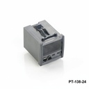 PT-138-24 panelbeépítéses ház sötétszürke