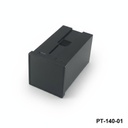 PT-140-01 Περίβλημα πίνακα Din μαύρο