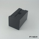 PT-140-01 Caixa para painel din Preto