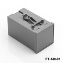 PT-140-01 Din Panel Enclosure Dark Gray 13338