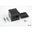 PT-170 Caixa para painel din preto