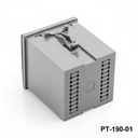 PT-190-01 Contenitore per pannello Din grigio scuro