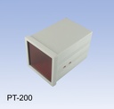 PT-180 Din Panel Enclosure Light Gray Red Panel