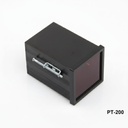 Caixa para painel din PT-200 Preto Vermelho