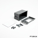 PT-205-24 Panel Mounting Enclosure Dark Gray