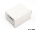 Caja para panel Din PT-210 gris claro